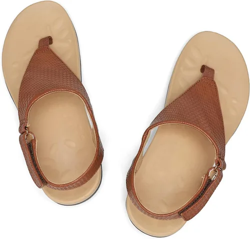 Vista 5 de UTENAG - Sandalias ortopédicas ajustables con soporte de arco para mujer
