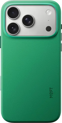 Vista 19 de MOFT Snap Case MOVAS™ para iPhone 16 Pro Max, compatible con MagSafe, funda magnética de cuero vegano premium con sensación suave, color duradero