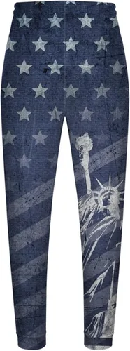 Vista 5 de Going Out Trousers for Mens USA Flag Pattern Pants Cinch Bottom Trendy Sweatpants Stars Stripes Printting Pants