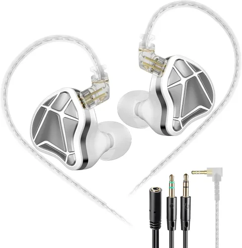 Vista 11 de KZ Axas - Auriculares USB-C para juegos con micrófono, FPS IEM, 4 modos DSP Negro