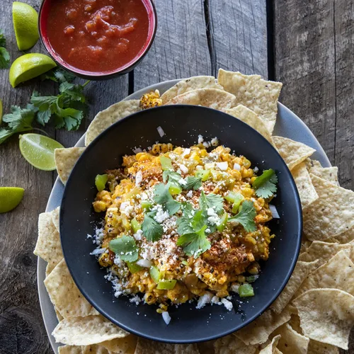 Vista 3 de 505 Southwestern Salsa estilo restaurante, 16 oz — Salsa suave y vertible de Nuevo México con escotilla asada a la llama Green Chile