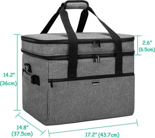 Vista 6 de Yarwo Bolsa de cocción lenta compatible con Crock-Pot/Hamilton Beach 8-10 Negro