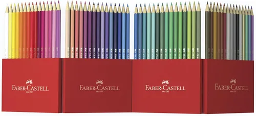 Vista 2 de Faber-Castell Castle 111260 - Juego de lápices de colores, 60 piezas, hexagonales, inastillables, para niños y adultos