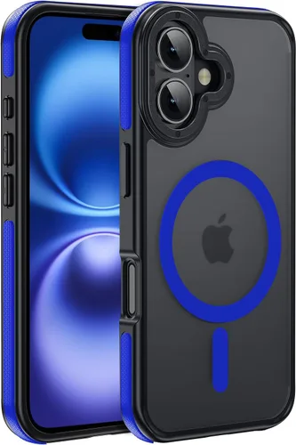 Vista 19 de Funda magnética para iPhone Air con protector de lente de cámara, protección grado militar de 10 pies, compatible con funda MagSafe Slim para iPhone