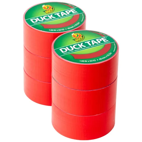 Vista 33 de Cinta adhesiva Duck Brand Duck de color, 6 rollos, Rosa bebé (240976_C)
