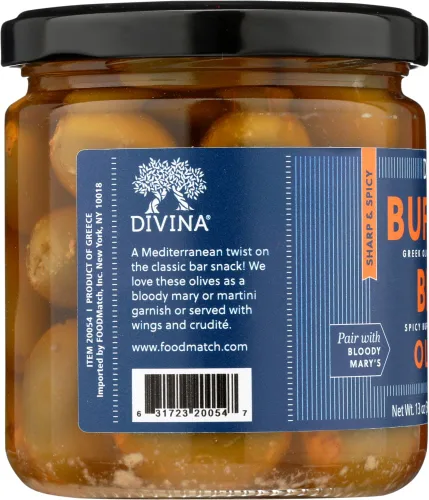 Vista 3 de Divina Aceitunas azules búfalo, 7.8 onzas (caja de 6)