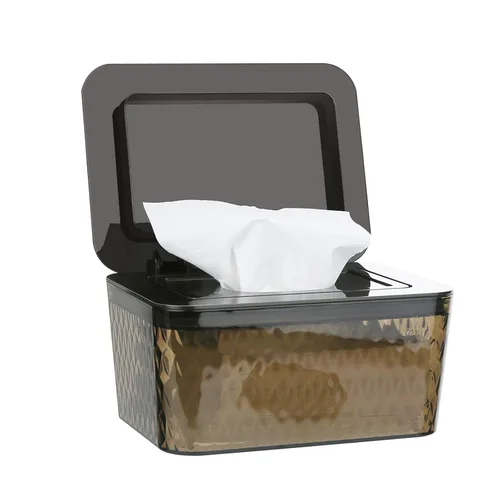 Vista 15 de Dispensador de toallitas Whiidoom, Soporte para toallitas de una mano para bebé y adulto, contenedor de toallitas con diseño de sello para baño