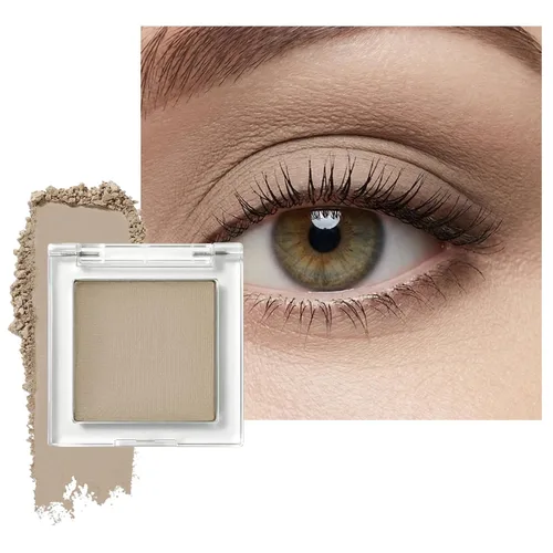 Vista 23 de Sombra de ojos mate individual, Sombra de ojos blanco hueso, Polvo ligero ultrafino, Sombra de ojos con base de imprimación iluminadora, Alto