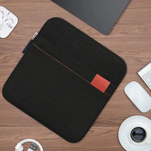 Vista 7 de Lacdo Estuche de transporte de almacenamiento protector USB externo impermeable para CD y DVD Blu-Ray, compatible con Apple MD564ZM/A SuperDrive