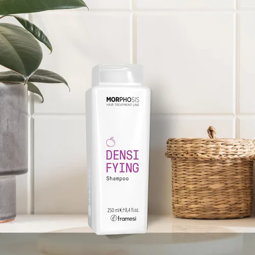 Vista 3 de FRAMESI Morphosis Densifying Shampoo - Champú voluminizador para cabello adelgazante - Champú para cuero cabelludo sensible - Ayuda a mejorar