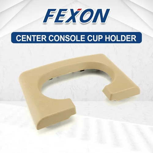 Vista 5 de Soporte para taza de consola central compatible con Ford F-150 2004-2014 Beige