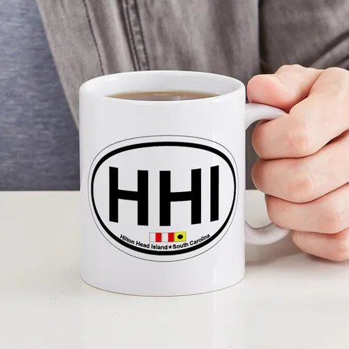 Vista 4 de CafePress Hilton Head Island SC - Taza de café de cerámica (11.0 fl oz)