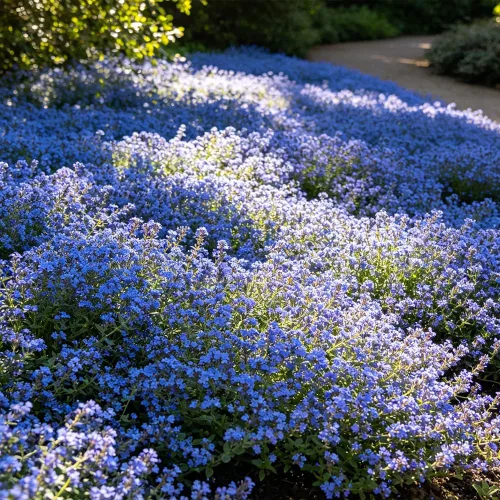 Vista 9 de Más de 22000 semillas de tomillo rastrero azul para plantar cubierta de suelo Magic Thymus Serpyllum Seed Heirloom Rocks Lawn Flower
