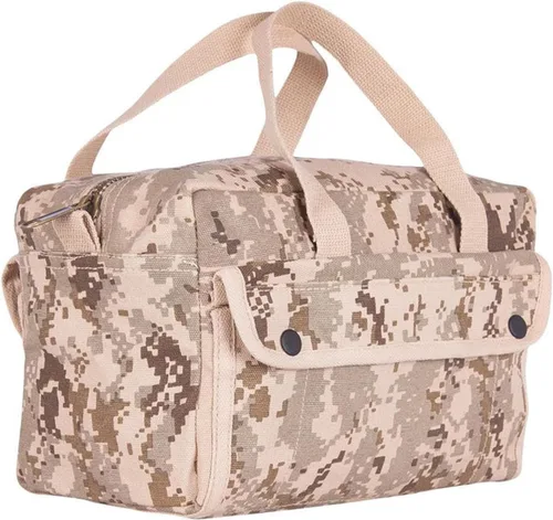 Vista 3 de FOX OUTDOOR PRODUCTS Mechanic's - Bolsa de herramientas de lona de algodón pesado con cremallera de latón resistente, compartimento para accesorios