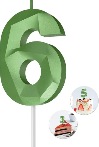 Vista 92 de Velas de cumpleaños con números (0 velas negras), forma de diamante 3D, decoración de pastel de feliz cumpleaños para niños y hombres, cumpleaños