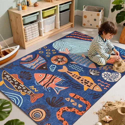 Vista 26 de jinchan Alfombra a rayas de 2 x 3 para entrada, alfombra de cocina, tapete pequeño, antideslizante, ligero, de bajo perfil, decoración para entrada