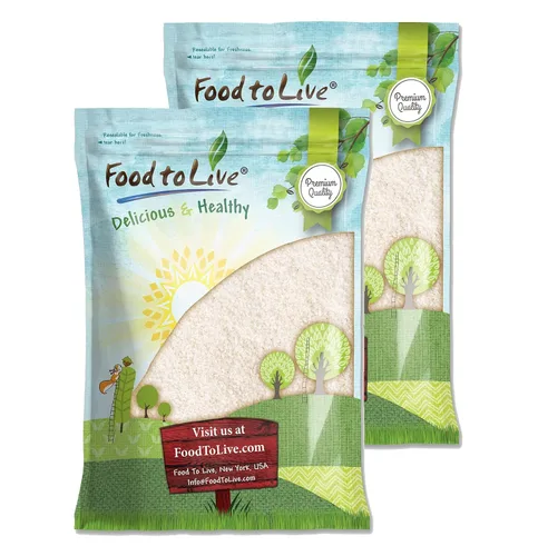 Vista 10 de Food to Live Arroz blanco de grano corto, 1 libra, estilo japonés de grano corto, perfectamente pegajoso, vegano, arroz kosher. Fácil de cocinar.