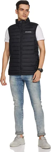 Vista 4 de Columbia Chaleco Powder Lite para hombre, Negro
