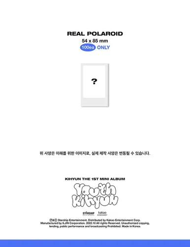 Vista 4 de Pre-Order Benefit MONSTA X KIHYUN YOUTH 1st Mini Album GOODBYE YOUTH Ver. K-POP SELAED