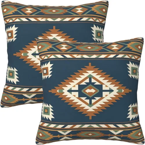 Vista 14 de Fundas de almohada de playa costera 18x18, juego de 2, fundas de almohada decorativas con diseño de estrella de mar y caballito de mar
