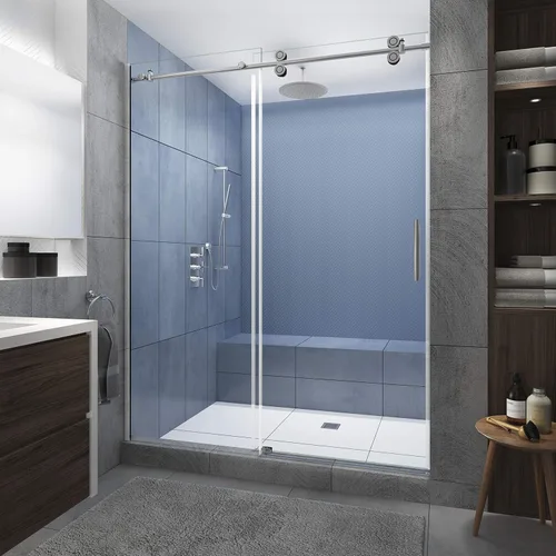 Vista 19 de Aston SDR978EZ.UC-ORB-4880-L Langham XL Puerta de ducha, bronce aceitado, transparente-izquierda