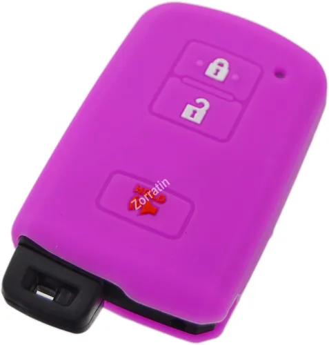 Vista 15 de Funda protectora de silicona para llavero remoto compatible con Toyota Camry Corolla Highlander Sequoia 4Runner 2016-2020