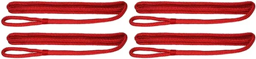 Vista 10 de Extreme Max 3006.2168 BoatTector Premium Línea de Guardabarros de Nailon de Doble Trenza Paquete de Valor de 2 - 3/8" x 6', Negro