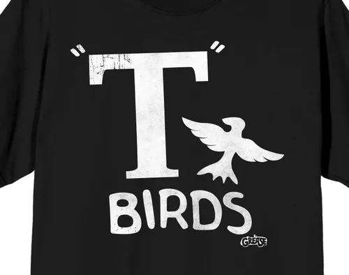 Vista 3 de Grease T-Birds - Camiseta de manga corta con cuello redondo
