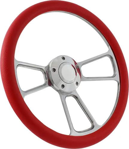 Vista 7 de 14" foreversharp Billet Aluminio Negro Mitad Wrap muscular Volante