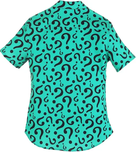 Vista 5 de Camisa con botones para adultos The Riddler