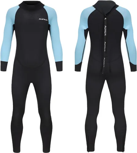 Vista 7 de Traje de neopreno para niños y niñas, traje de neopreno completo de 3/0.079 in y traje corto de 0.118 in para natación, surf