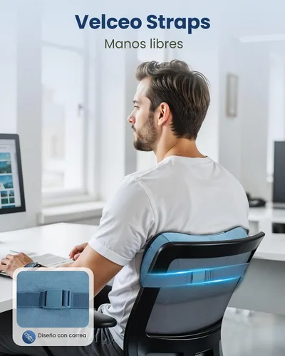 Vista 7 de COMFIER Almohada Masajeadora Shiatsu para Cuello y Espalda con Calor, Almohada Masajeadora para Cuello con Amasado 3D de Tejido Profundo