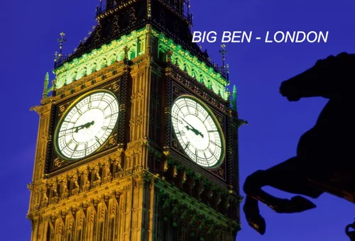 Vista 3 de Reino Unido Reino Unido Escocia - Imanes para refrigerador (1 pieza, Big Ben-B7)