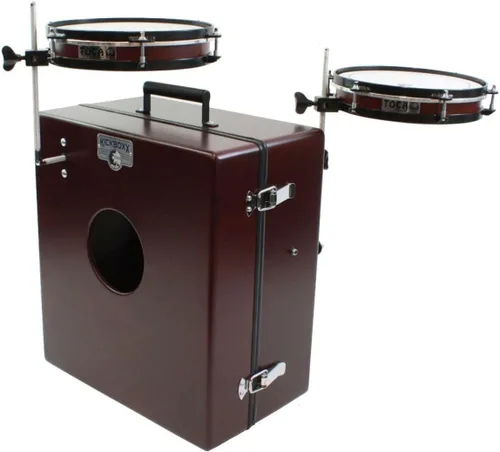 Vista 2 de Toca Percussion Kickboxx - Juego de batería para maleta