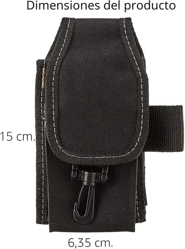 Vista 4 de CLC Custom LeatherCraft 1105 - Soporte para teléfono celular/herramienta de 5 bolsillos