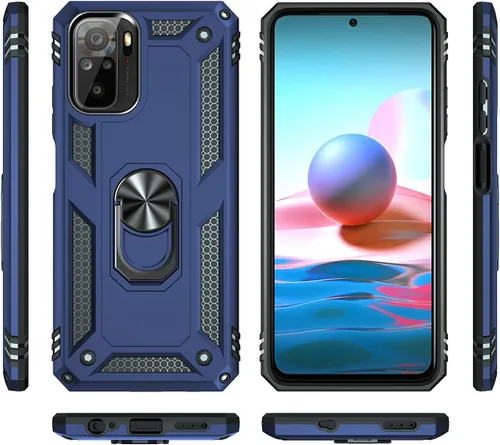 Vista 10 de Jielangxin Keji Funda para Xiaomi Redmi Note 10 4G, con soporte giratorio para Xiaomi Redmi Note 10S M2101K7BG/Redmi Note 10 4G M2101K7AG M2101K7AI