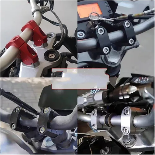 Vista 3 de Abrazadera elevadora de barra de mango para Benelli para TRK520X para TRK 502 para BJ500 para Leoncino 500 2020 2021 Manillar de elevación de barra