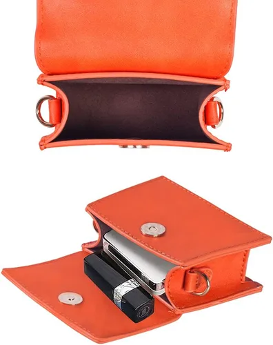 Vista 4 de NIUEIMEE - Mini bolso para mujer y niña, con asa superior, bolso cruzado