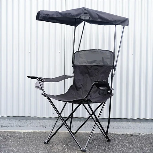 Vista 3 de Compatible con silla de campamento al aire libre con techo grueso, silla de sombreado impermeable para protección solar y aislamiento térmico