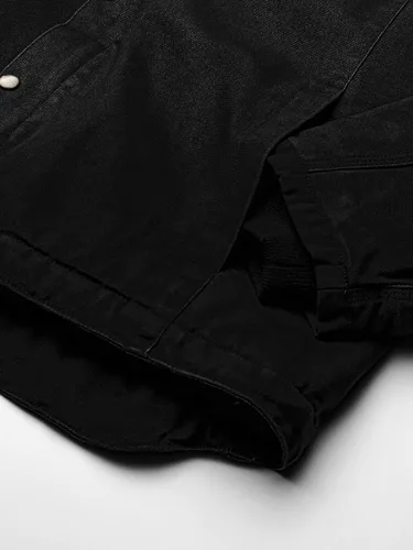 Vista 5 de Carhartt - Chaqueta con forro de sherpa prelavado y ajuste suelto para hombre