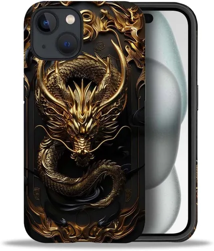Vista 47 de CARLOCA Compatible con iPhone 12, Funda de Art Deco con patrón, TPU suave + PC duro 2 en 1, Funda protectora única con patrón, antiarañazos, TPU