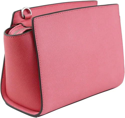 Vista 2 de MICHAEL Michael Kors mujer Selma cuero Messenger bolso rosa medio