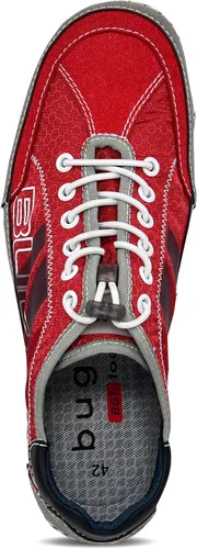 Vista 2 de bugatti Zapatillas bajas para hombre Rojo