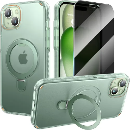 Vista 42 de Diaclara Funda diseñada para iPhone 12/iPhone 12 Pro, [con protector de pantalla de privacidad] [antiespía]