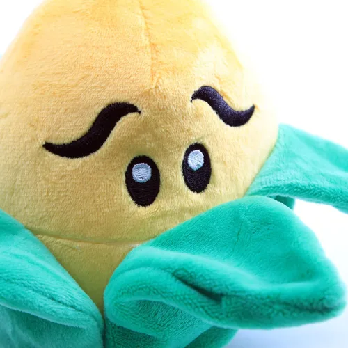 Vista 6 de Plantas de peluche de peluche, figuras de muñeca de peluche, regalo de cumpleaños para niños (maíz)