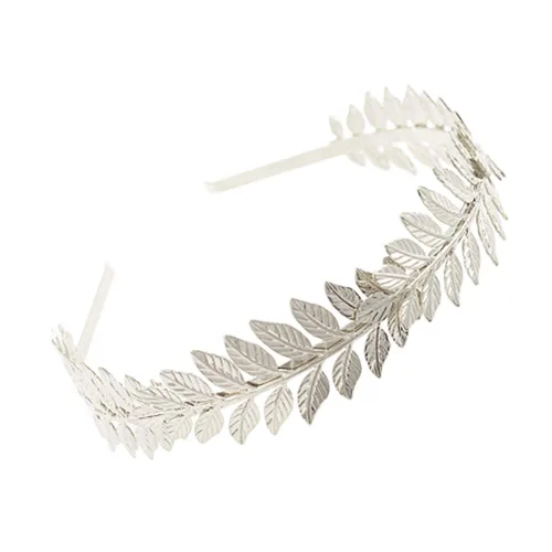 Vista 10 de WLBON Diadema de hojas de Halloween, corona de diosa romana, bandas para el cabello, diadema de hojas, diadema para mujer, Navidad, boda Paquete