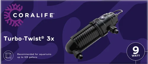 Vista 9 de Coralife Turbo-Twist 3X Esterilizador UV para acuario, hasta 125 galones