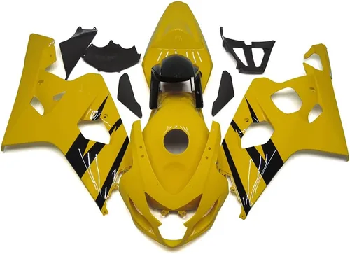 Vista 37 de Kit de carenado para Suzuki GSXR600 GSXR750 K4 2004 2005, carenados de inyección de plástico ABS, kit de carrocería BodyKit-Negro Strong & Durable