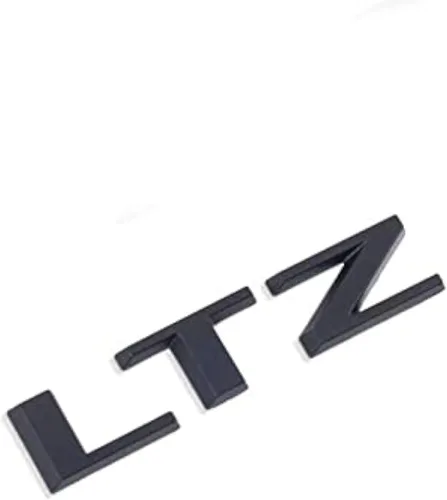 Vista 9 de Yoaoo 1 emblema de placa de identificación de letra LTZ negra OEM 2008-2015 compatible con Silverado Yukon Sierra brillante
