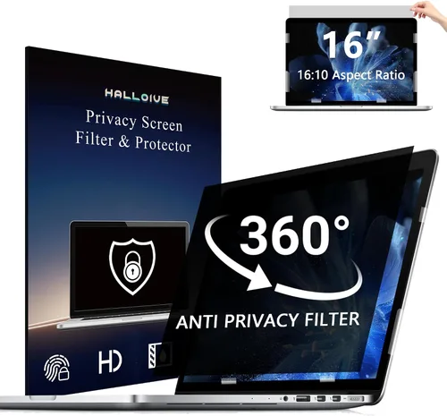Vista 19 de Pantalla de privacidad magnética colgante de 21.5 pulgadas para monitor de pantalla ancha de 16:9, pantalla de privacidad extraíble, antirreflejos